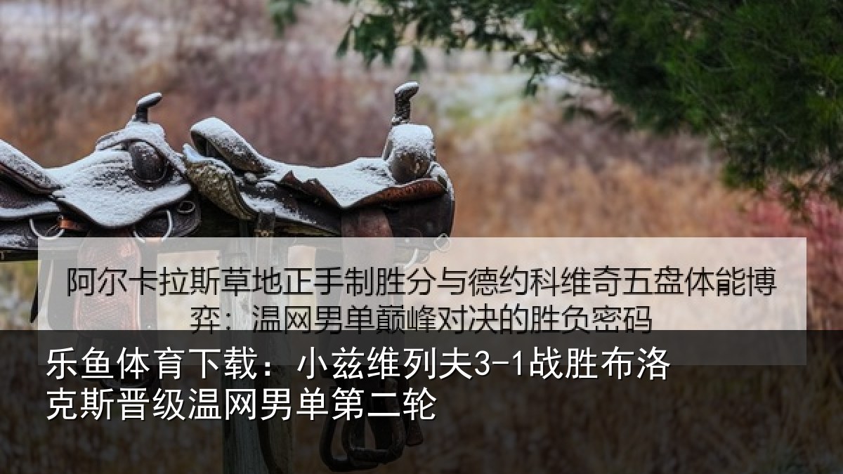 乐鱼体育下载：小兹维列夫3-1战胜布洛克斯晋级温网男单第二轮